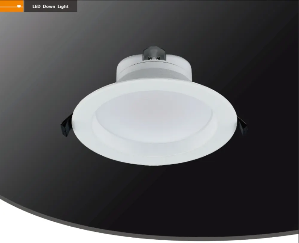 Recessed Aluminum LED Downlight 10W 220V 90-200mm