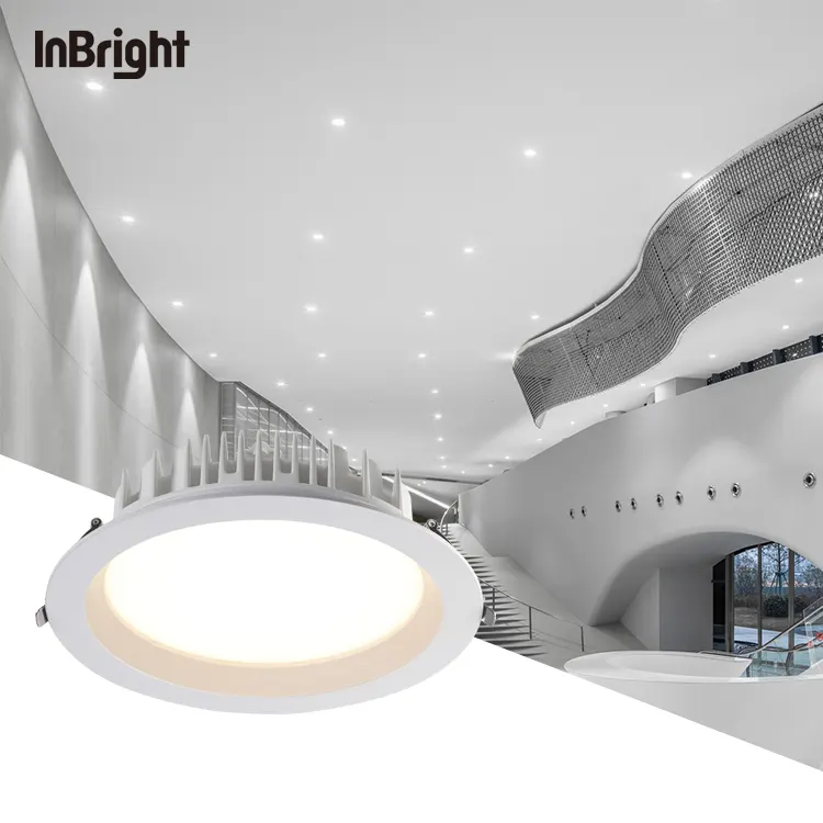 Dimmable Recessed Aluminum LED Downlight 15-40W