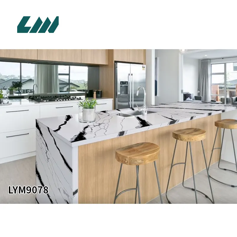 White Engineered Quartz Slab 3200x1600mm