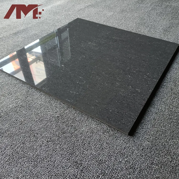 Granite-Look Gray Polished Porcelain Floor Tile 600x600mm