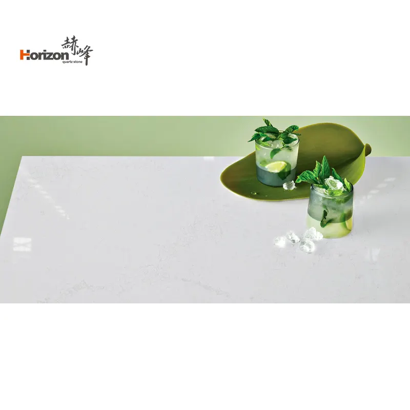 White Engineered Quartz Slab 3200x1600mm