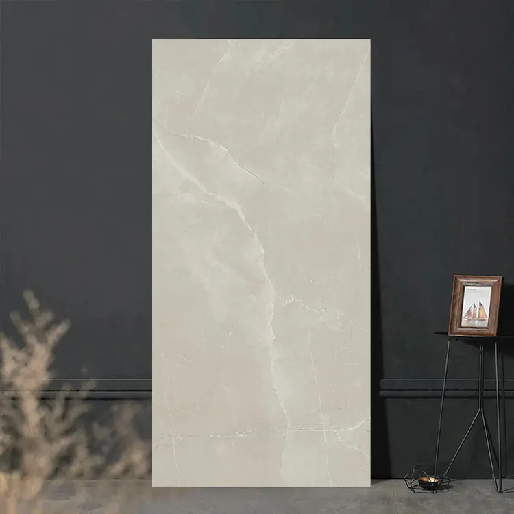 Stone-Look Beige Glazed Ceramic Wall And Floor Tile 24x48/600x1200mm