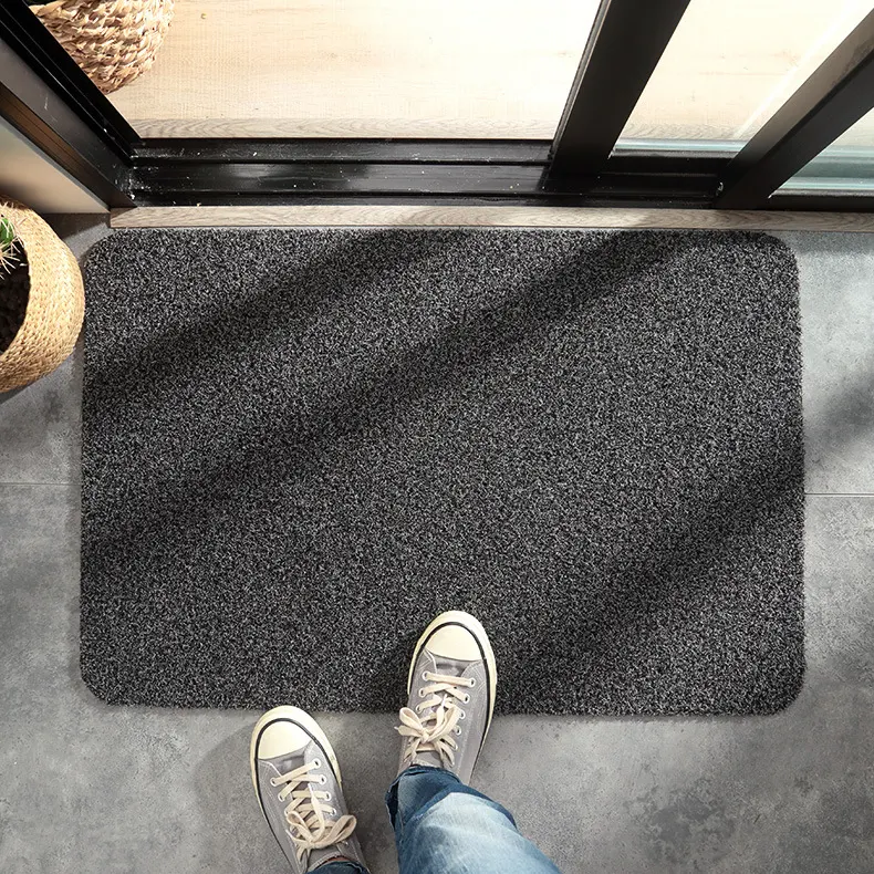 PVC Grass-Fiber Entrance Mat With PVC Backing