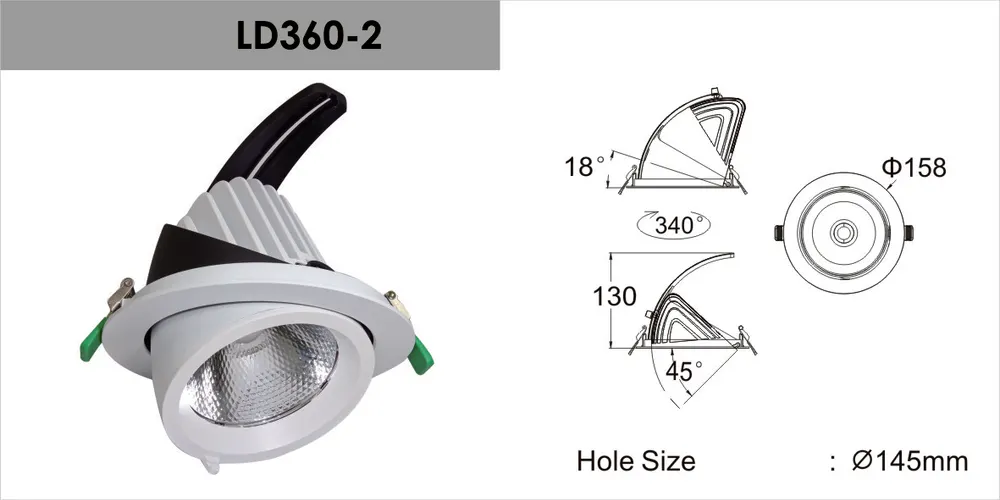 Aluminum LED Light Fixture