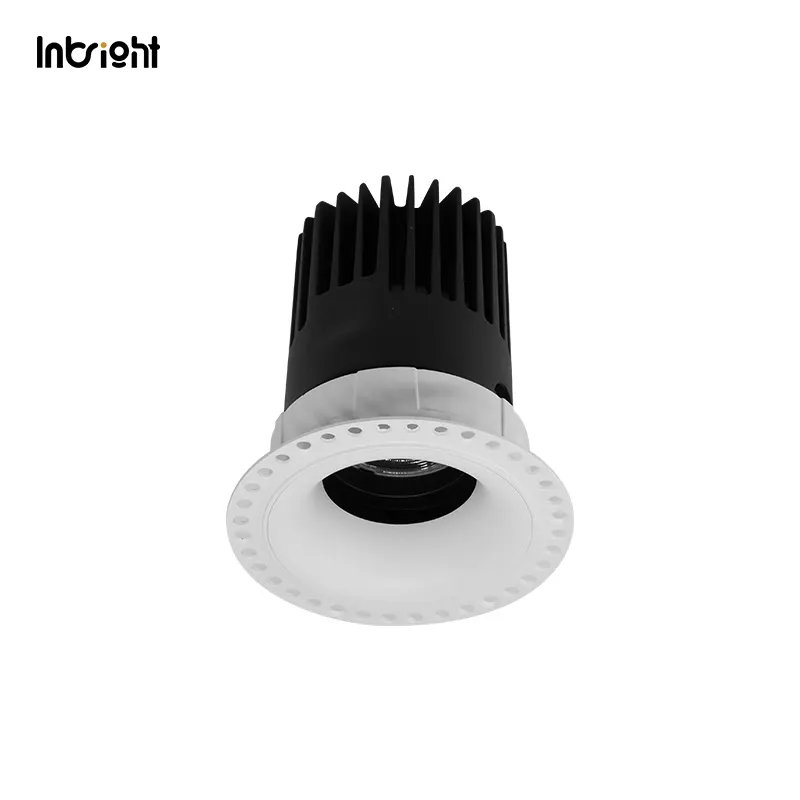 Adjustable Trimless Recessed COB LED Downlight 10-28W