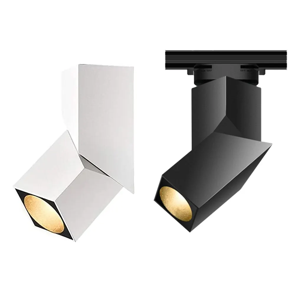 Surface-Mounted Aluminum LED Track Spotlight 12/15W