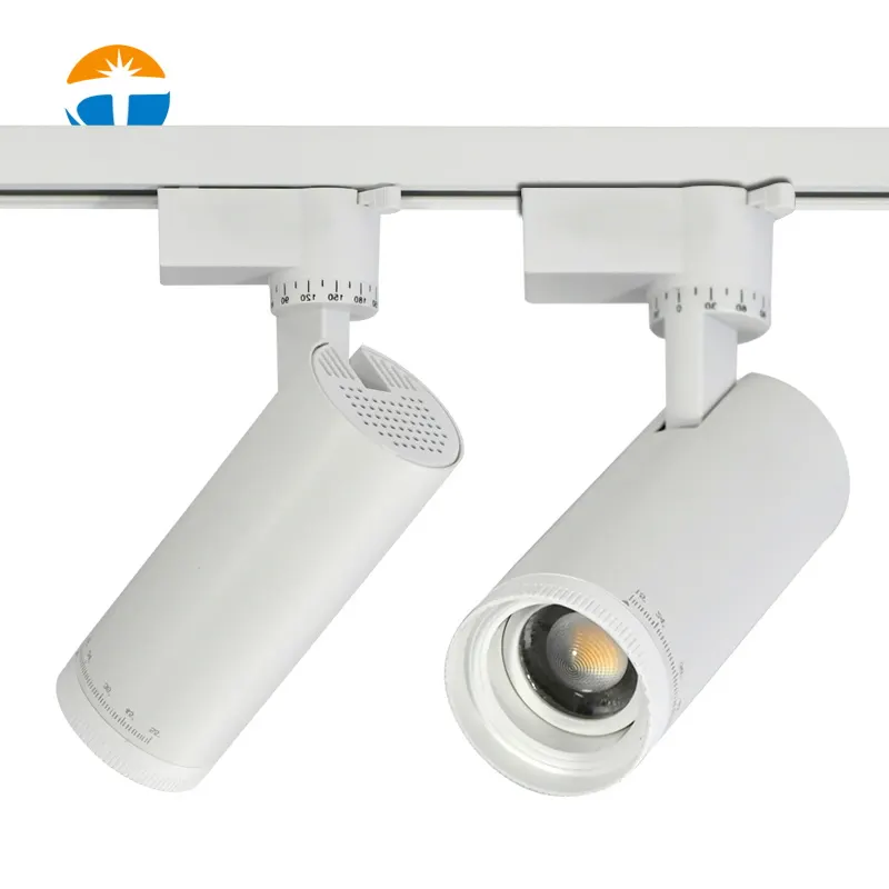 Adjustable Aluminum COB LED Track Spotlight 10-40W product sample