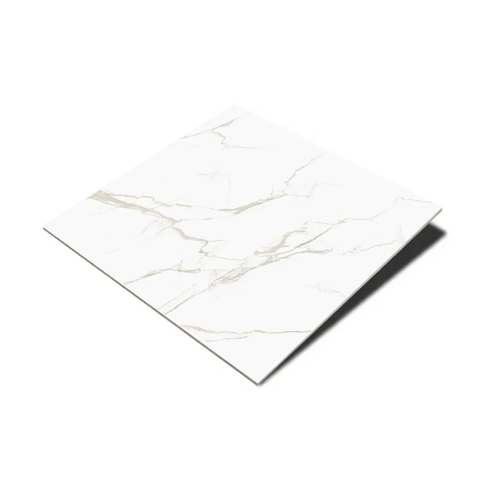 Non-Slip Stone-Look Polished Porcelain Floor Tile 600x600mm