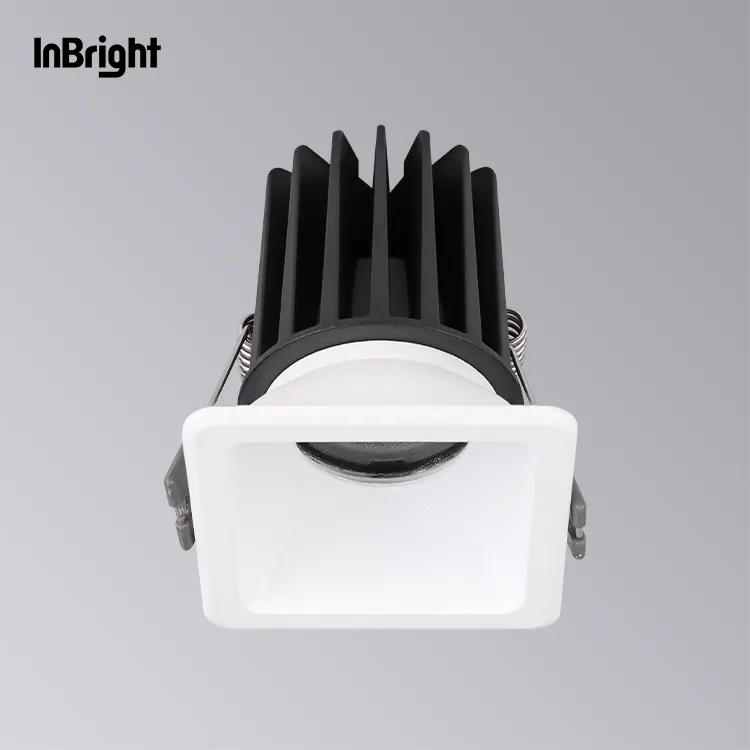 Recessed Square Aluminum COB LED Downlight 8/28W IP65
