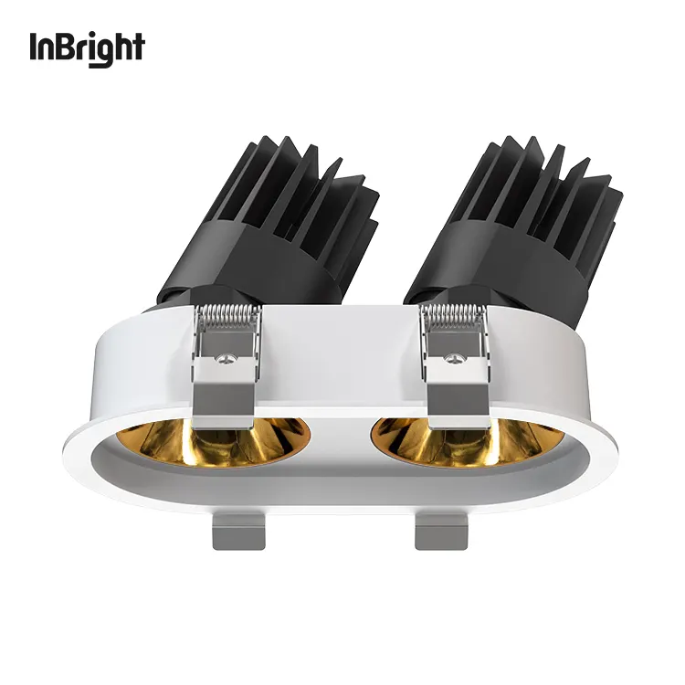 Adjustable Dimmable Recessed COB LED Downlight 8-25W IP65