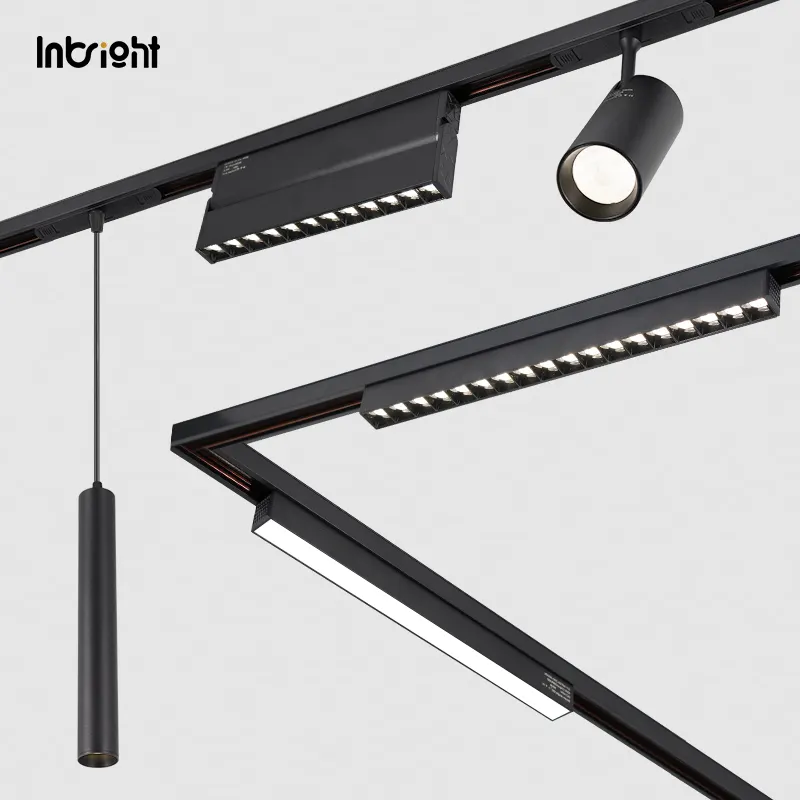 Adjustable Aluminum Magnetic LED Track Spotlight 48V