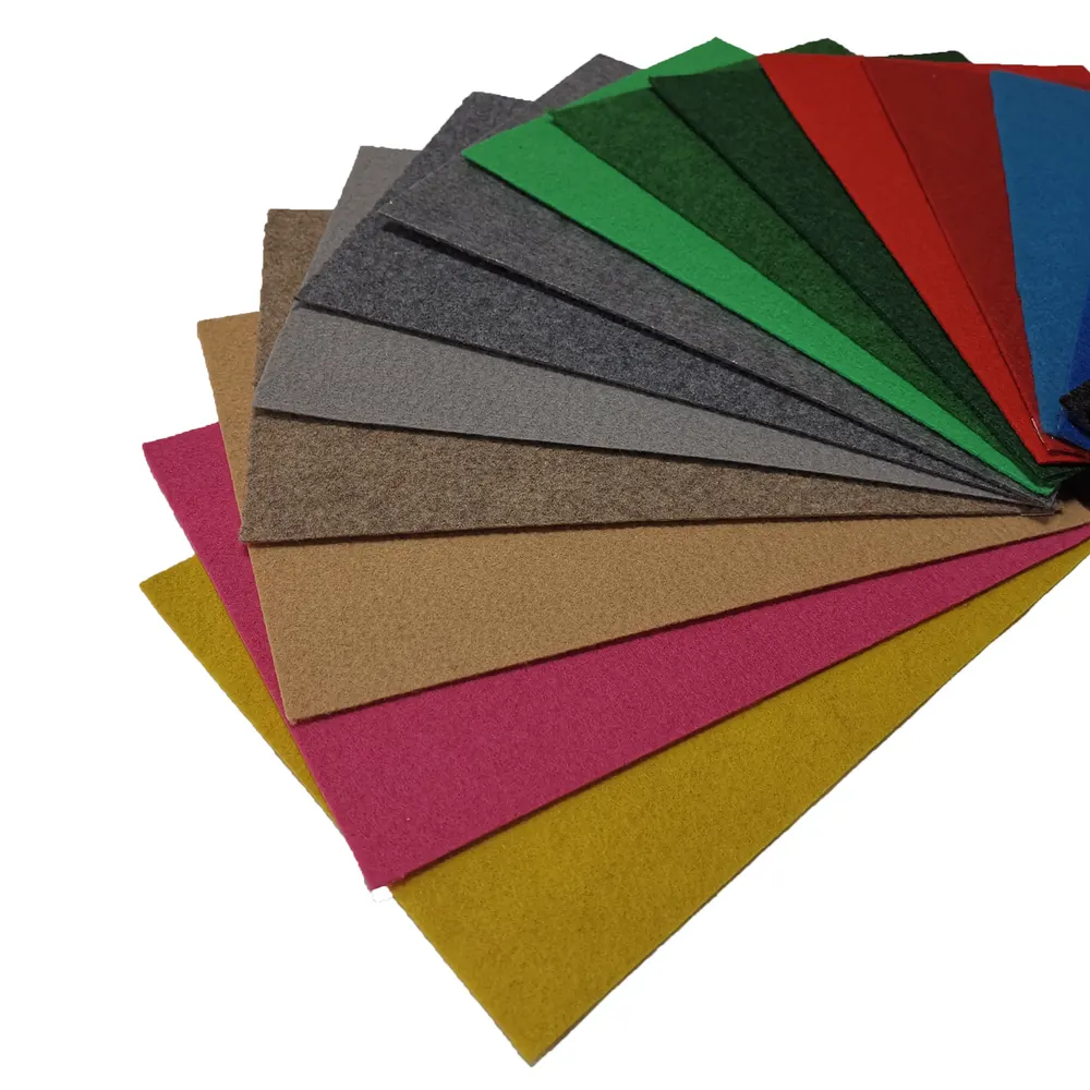 Needle-Punched Red Polyester Exhibition And Event Carpet