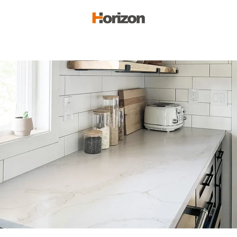 White Engineered Quartz Slab 3200x1600mm