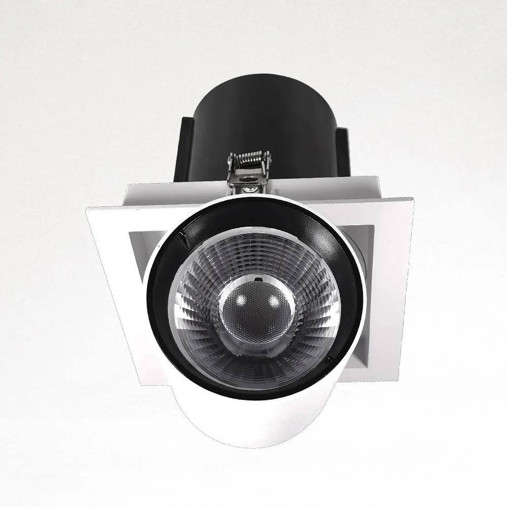 Recessed Aluminum COB LED Downlight 12W