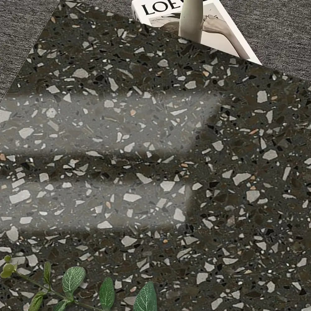 Non-Slip Terrazzo-Look Porcelain Floor Tile 600x600mm