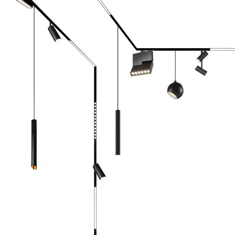 Slim Dimmable Aluminum Linear LED Pendant Light