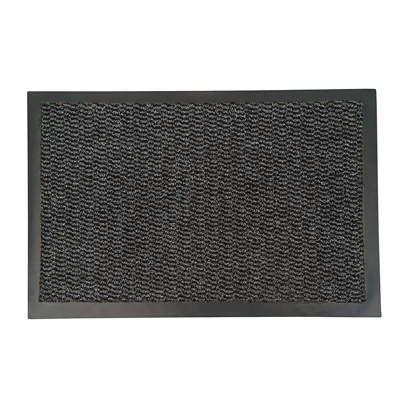 Non-Slip Cut-Pile PVC Entrance Door Mat With PVC Backing