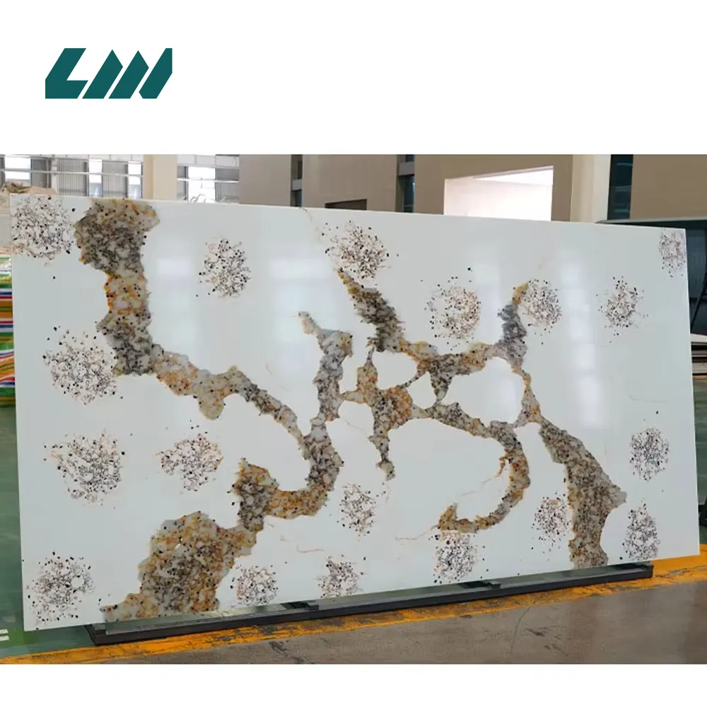 Calacatta Engineered Quartz Slab 3200x1600mm
