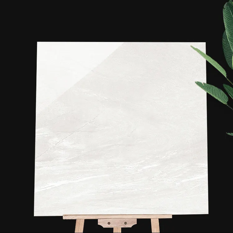 Non-Slip Stone-Look Polished Porcelain Floor Tile 600x600mm