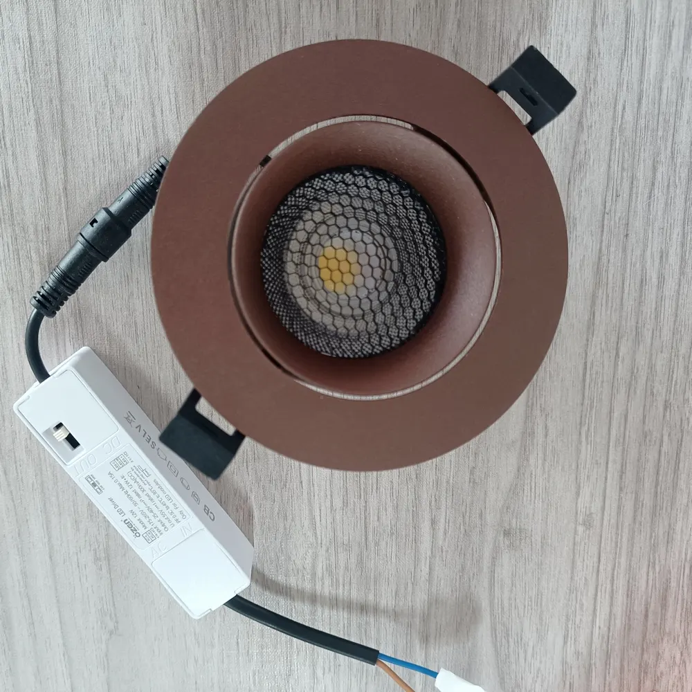 Smart Recessed Aluminum LED Downlight 5/12W product sample