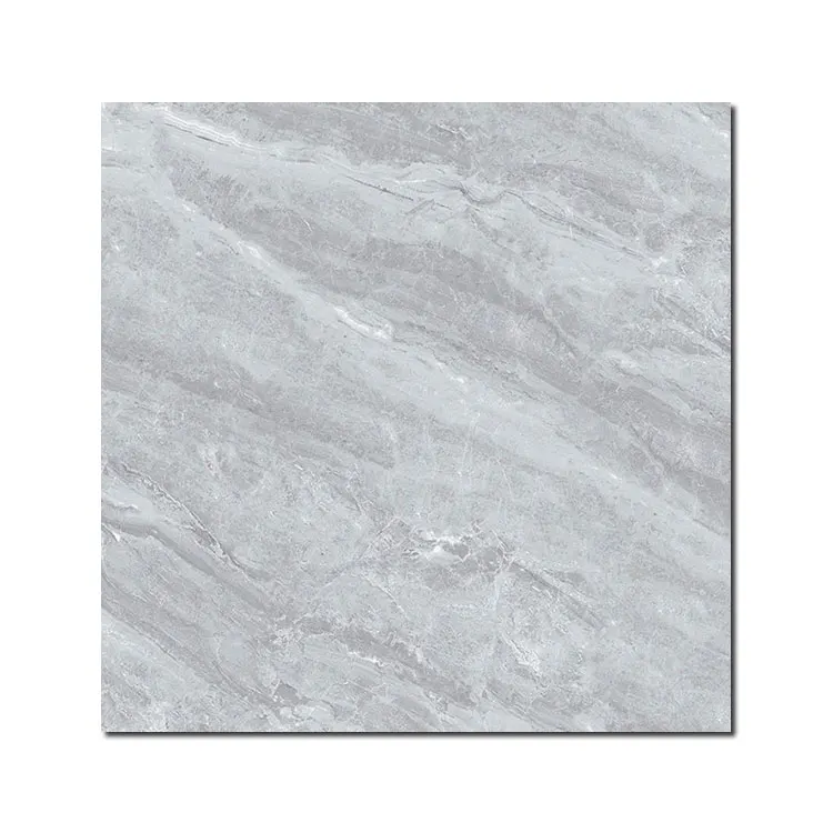 Marble-Look Beige Polished Porcelain Floor Tile 600x600mm