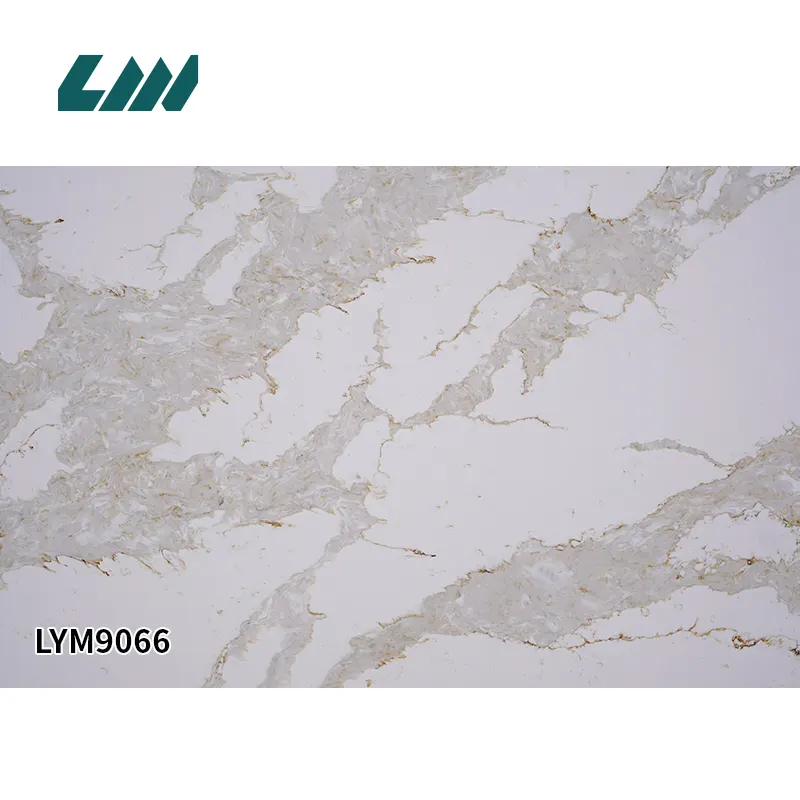 Jade-Look White Engineered Quartz Floor Tile