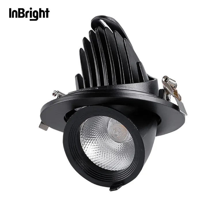 Adjustable Recessed Aluminum COB LED Downlight 10-50W product sample