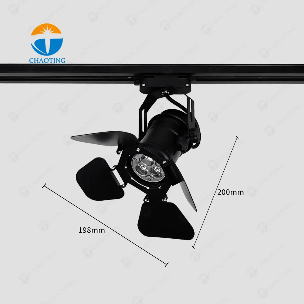 Adjustable Aluminum Track Spotlight Housing PAR30