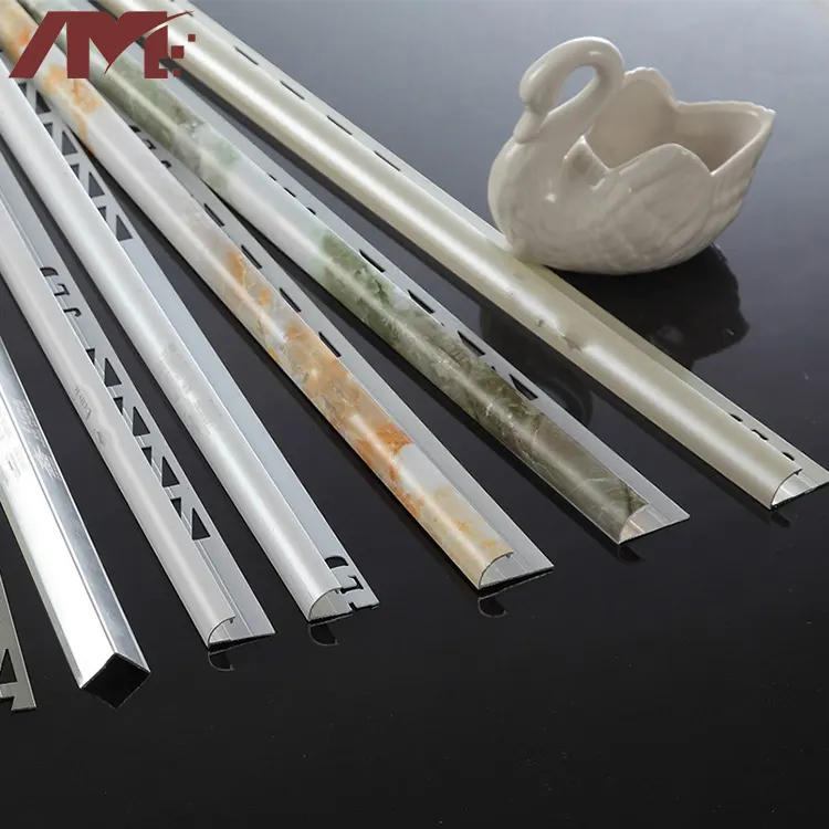 Aluminum Tile Edge Trim For Finished Tile Edges