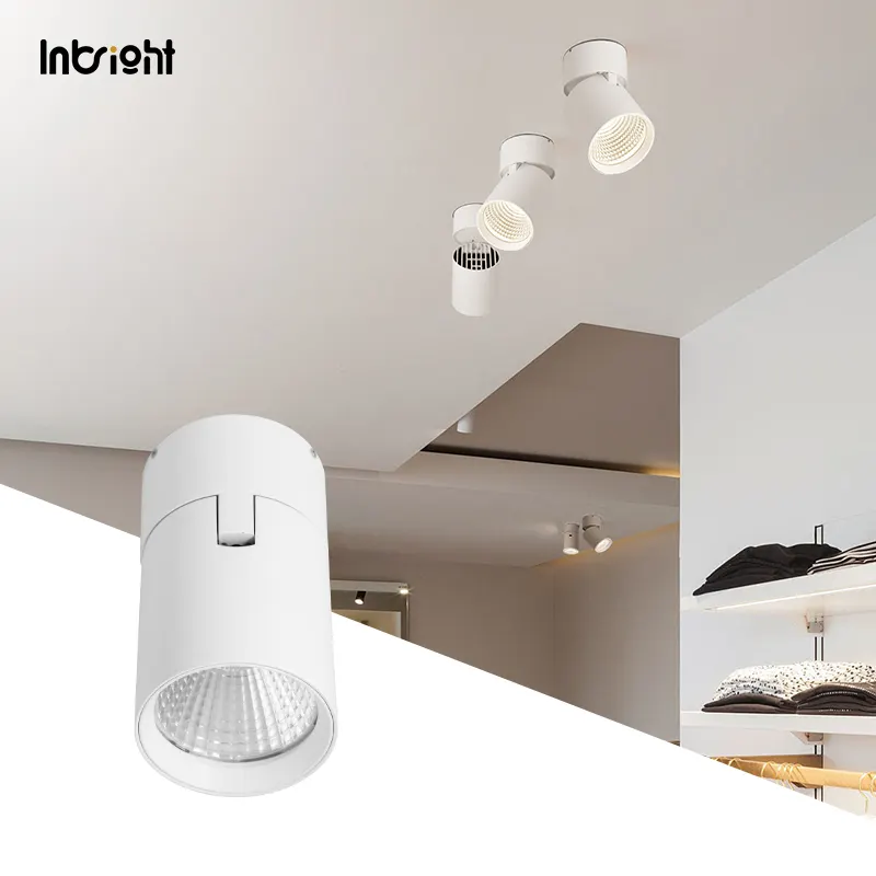 Dimmable Surface-Mounted Aluminum COB LED Downlight 15/25W