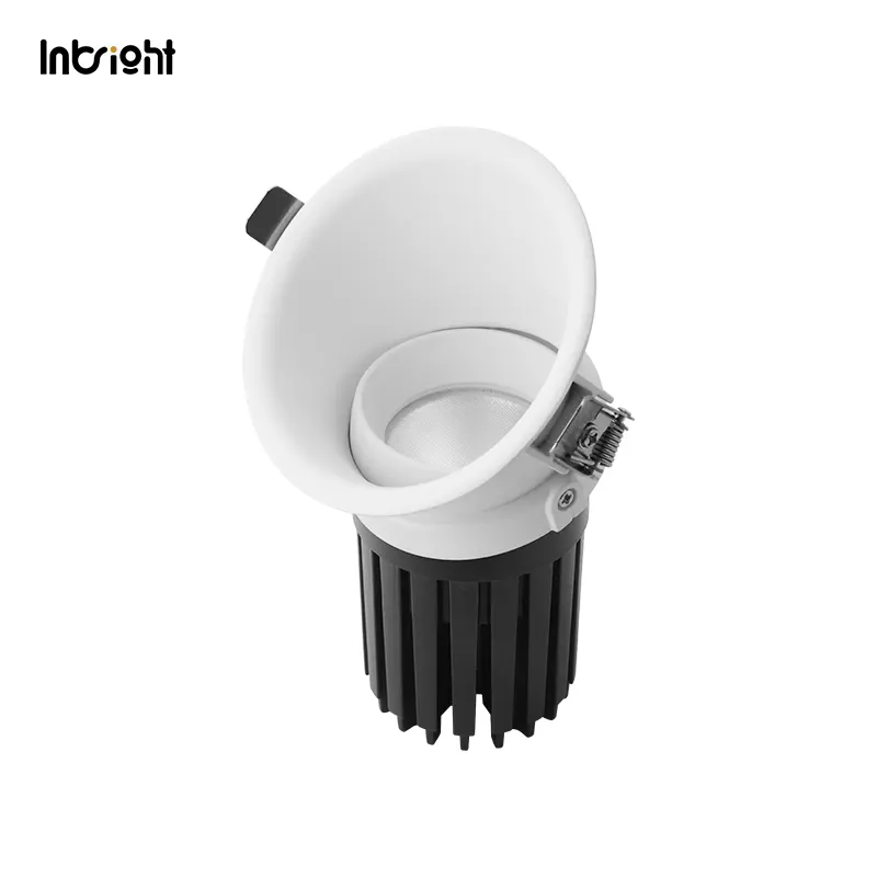 Anti-Glare Adjustable Recessed COB LED Downlight 10-25W