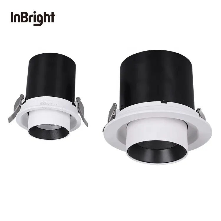 Dimmable Recessed Aluminum COB LED Downlight 10-25W
