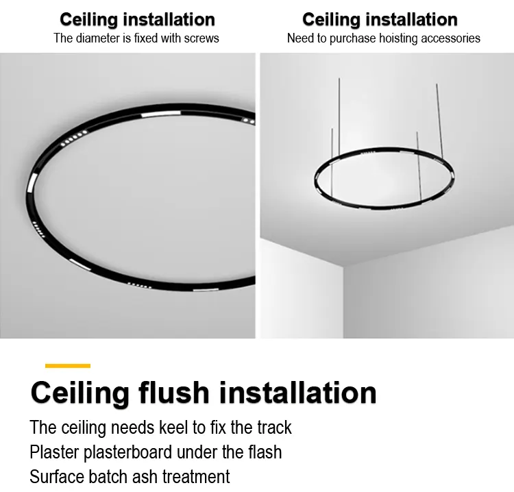 Aluminum Magnetic LED Track Lighting System 6-16W 48V