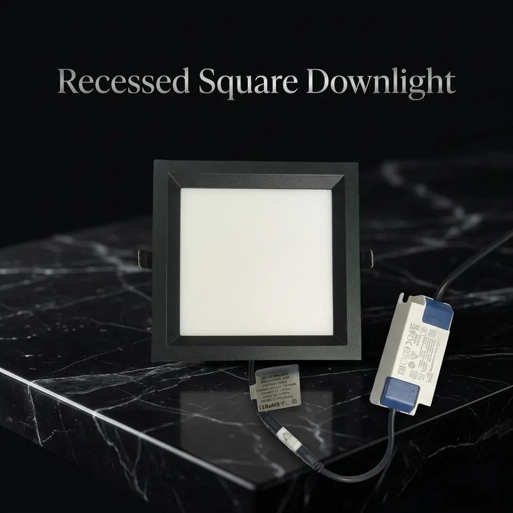 Adjustable Slim Zigbee DALI LED Downlight White/Black 12-40W product sample
