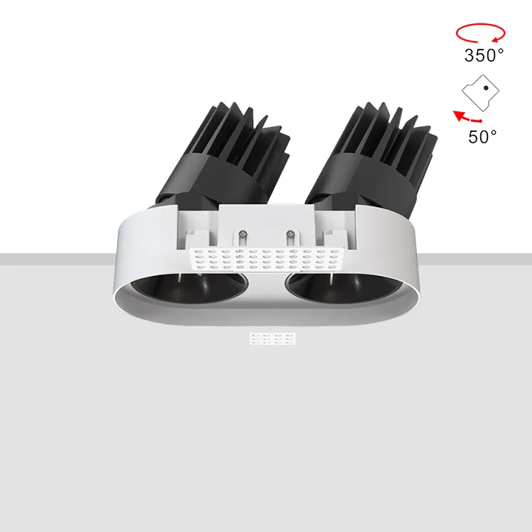 Recessed Aluminum LED Downlight 8-25W IP65