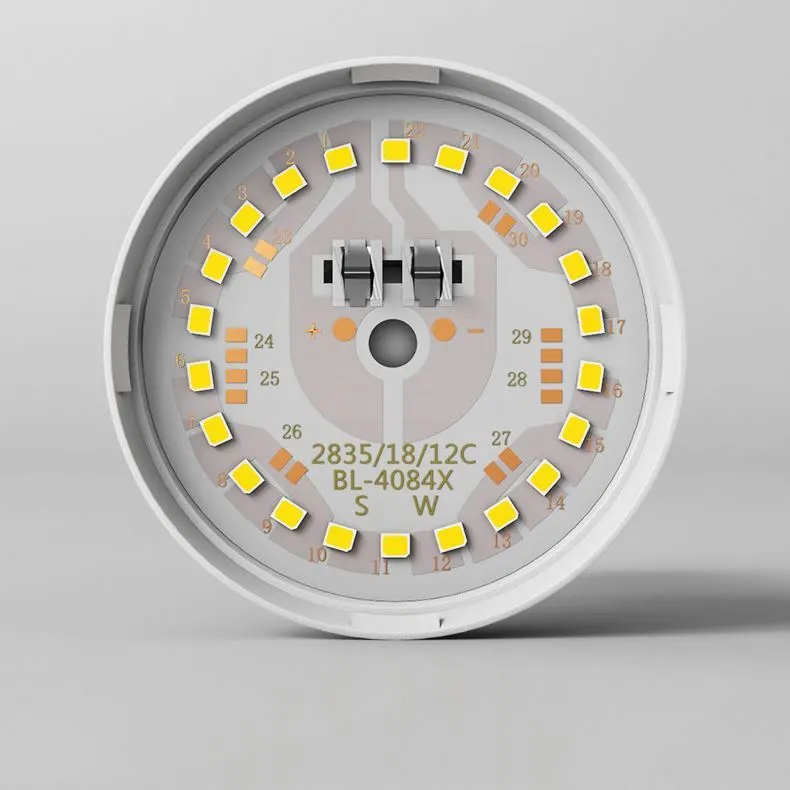Aluminum LED Light Bulb White 3W B22/E27 Base