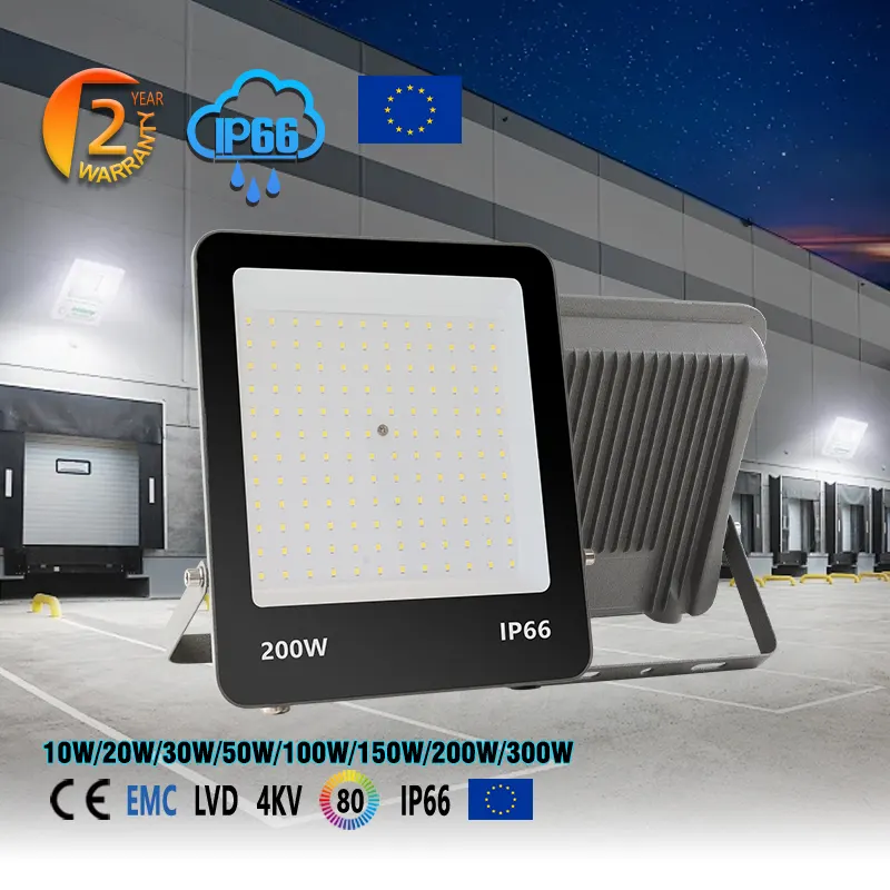 Aluminum LED Floodlight 20-300W IP66 product sample