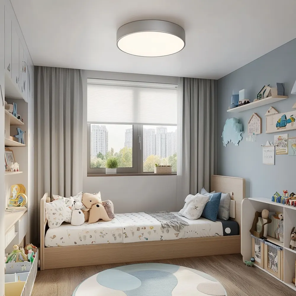 Round White LED Ceiling Light