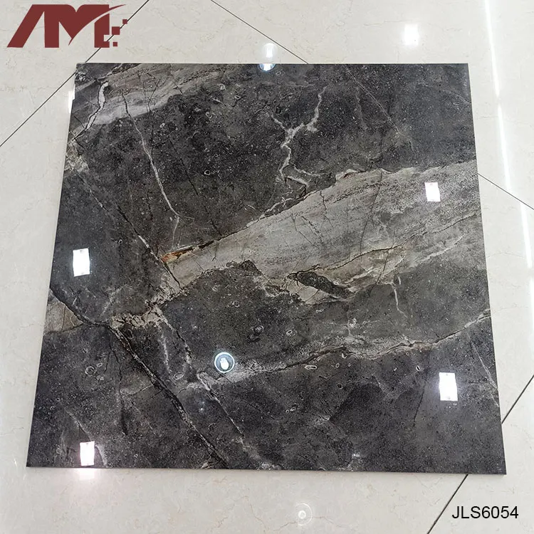 Marble-Look Glazed Porcelain Floor Tile 600x600mm
