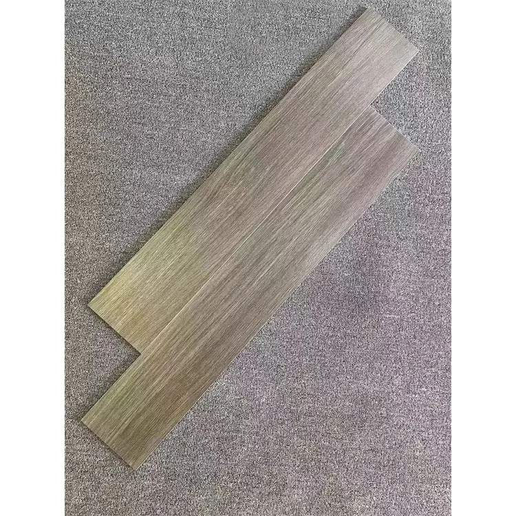 Non-Slip Wood-Look Gray/White/Brown Matte Ceramic Floor Tile 150x900mm