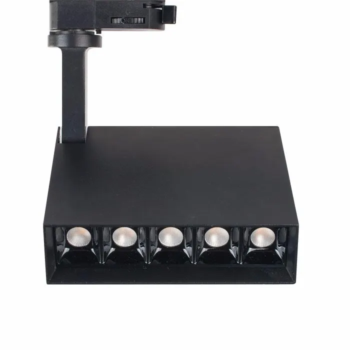 Rotatable Dimmable Aluminum LED Track Spotlight Black/White 30W