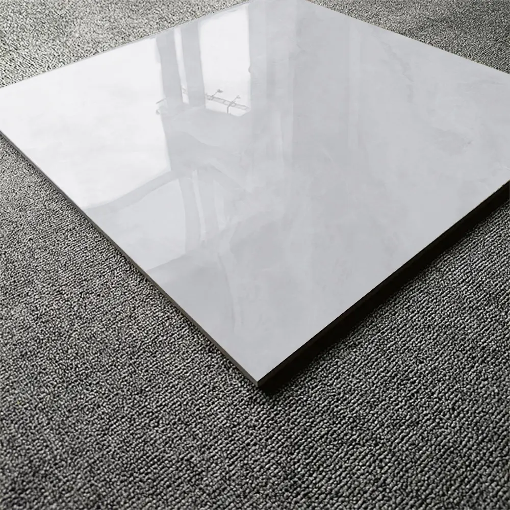 Marble-Look Glazed Porcelain Floor Tile 600x600mm