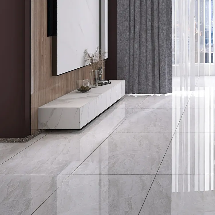 Stone-Look Polished Porcelain Floor Tile 600x1200mm