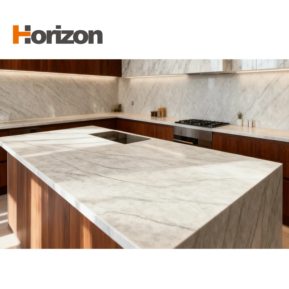 Calacatta White Engineered Quartz Slab