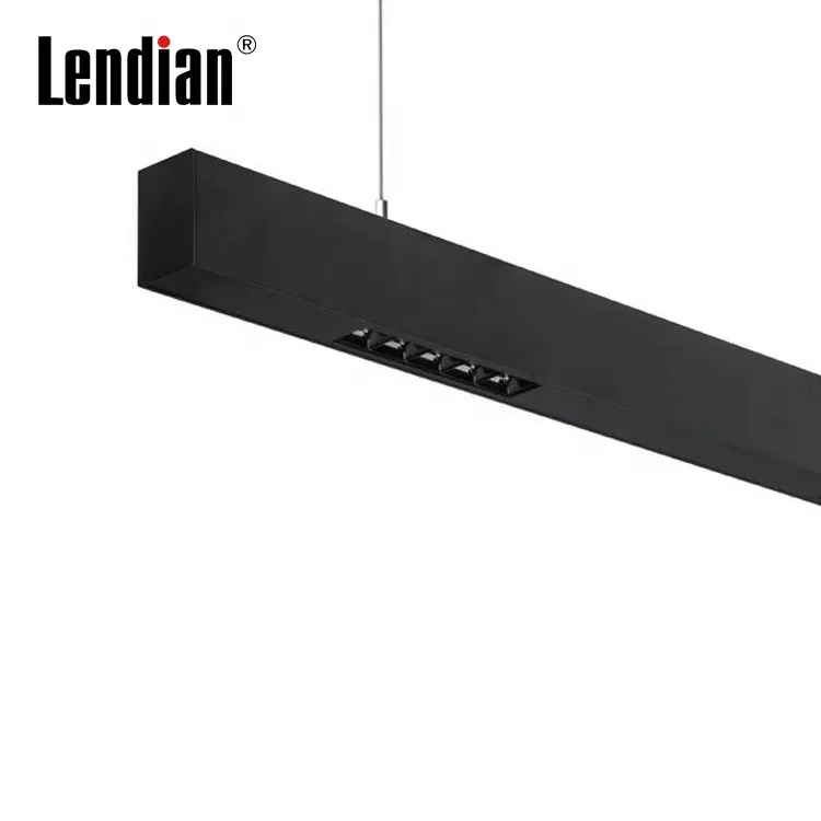 Recessed/Surface-Mounted Aluminum Linear LED Pendant Light 39x75 5-20W 3000K