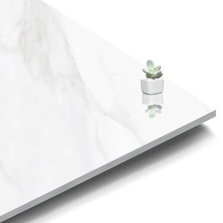 Carrara White Polished Porcelain Wall And Floor Tile 600x1200mm