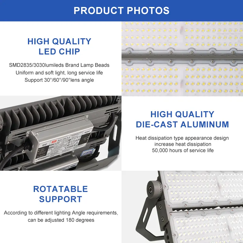Aluminum LED Floodlight 100/1000W IP66