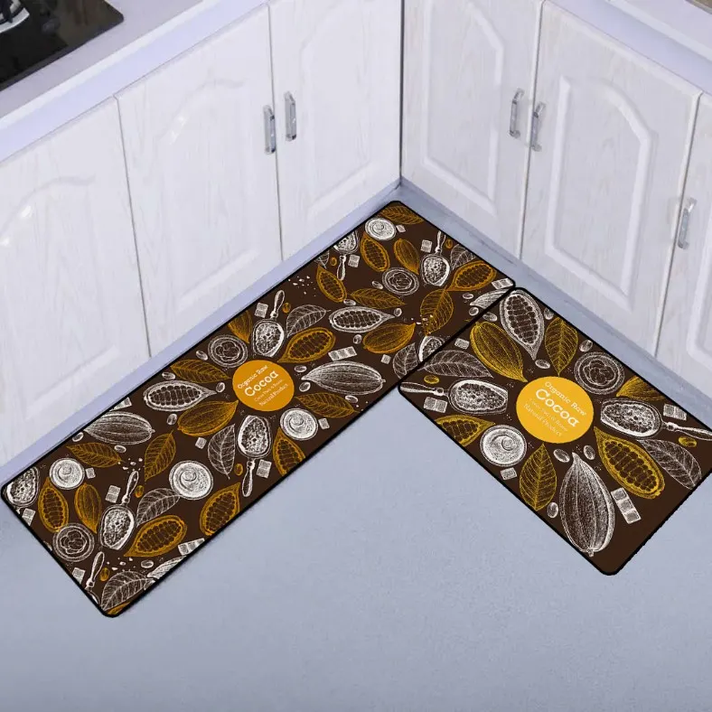 Rubber Kitchen Floor Mat With PVC Backing