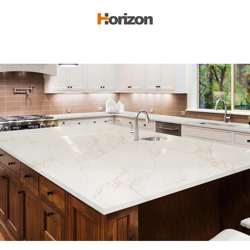 Calacatta Engineered Quartz Slab 3200x1600mm
