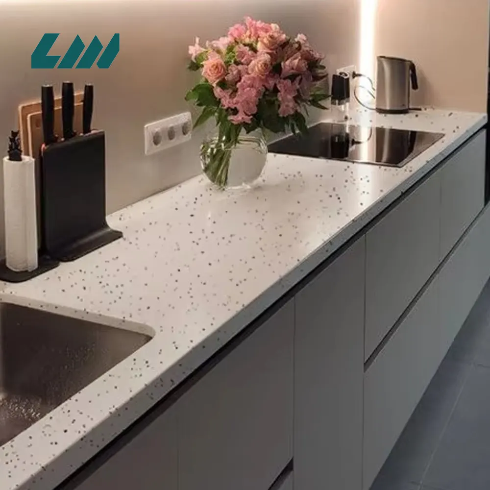 White Engineered Quartz Slab 3200x1600mm